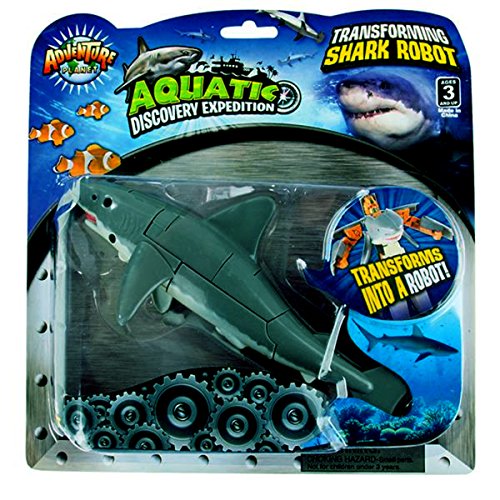 Aquatic Discovery Expedition Transforming Great White Shark to Robot Toy ~ 5