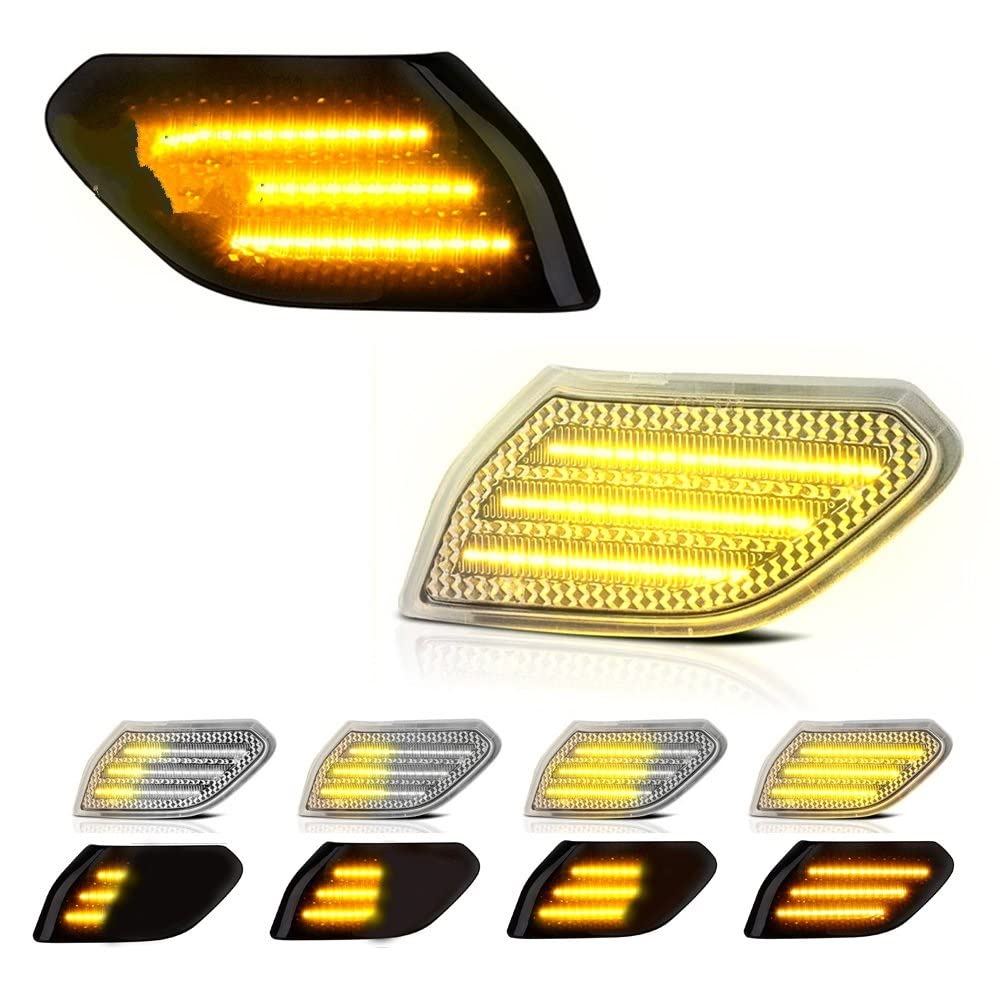Led-knipperlichten Voor Jeep Voor Wrangler JL 2018-2022 Dynamische LED Voormarkeringslichten Richtingaanwijzer Richtingaanwijzers