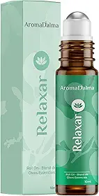 Blend Roll-On de Óleos Essenciais - Relaxar - Praticidade Para Relaxar e Aliviar Tensões I Perfeito Para Uso Diário - Aroma D’alma