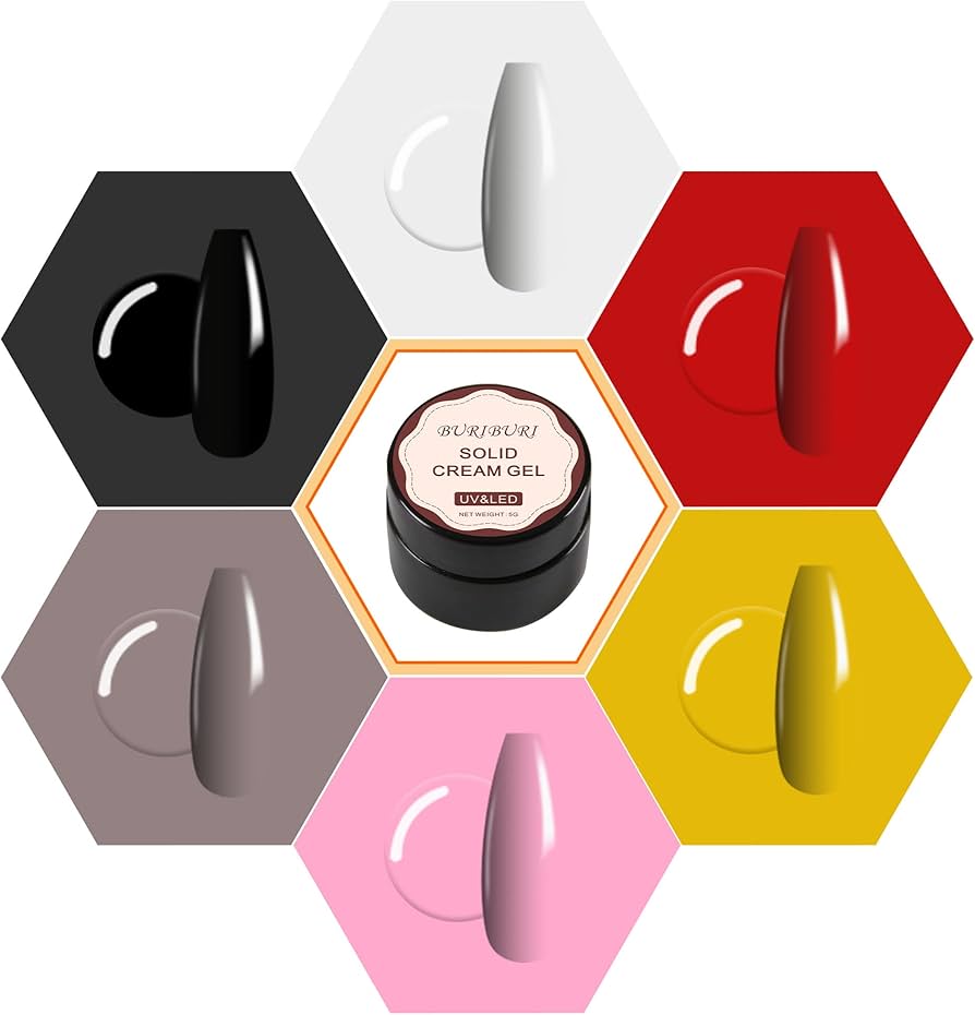 ⭐️BURIBURI ソリッドジェル カラージェル 6色 5gセット Amazon | BURIBURI ソリッドジェル カラージェル 6色*5gセット ネイル