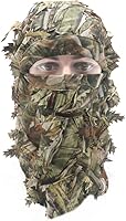 Vista 8 de Ghillie Camouflage Leafy Hat 3D Full Face Mask Headwear Turkey Camo Hunter Hunting Accessories