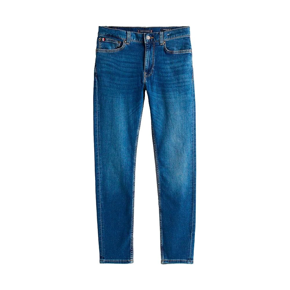 Tommy Hilfiger Herren Jeans Hose Bleecker Slim Fit