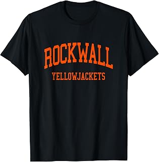 Rockwall High School HS Rockwall TX Retro Sports T-Shirt