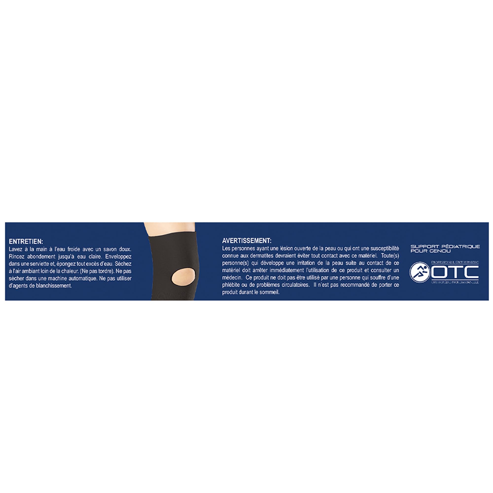OTC KidsLine Knee Sleeve, Open Patella, Neoprene