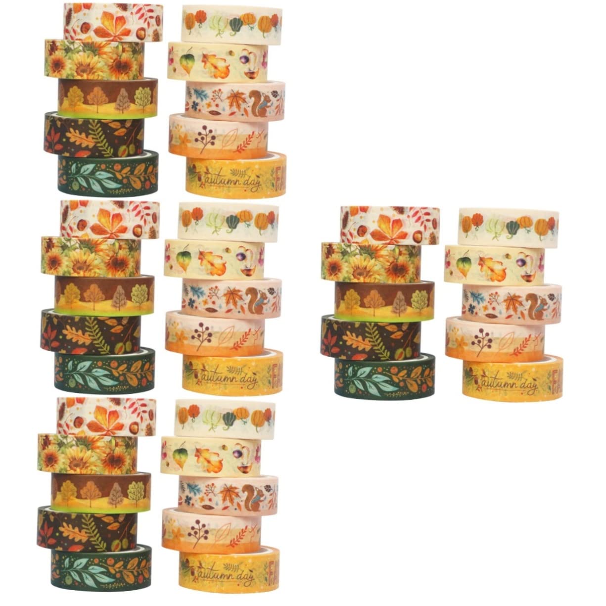 Ciieeo 40rollos Cinta Washi Para Scrapbooking Cinta Vintage Para Manualidades y Agendas