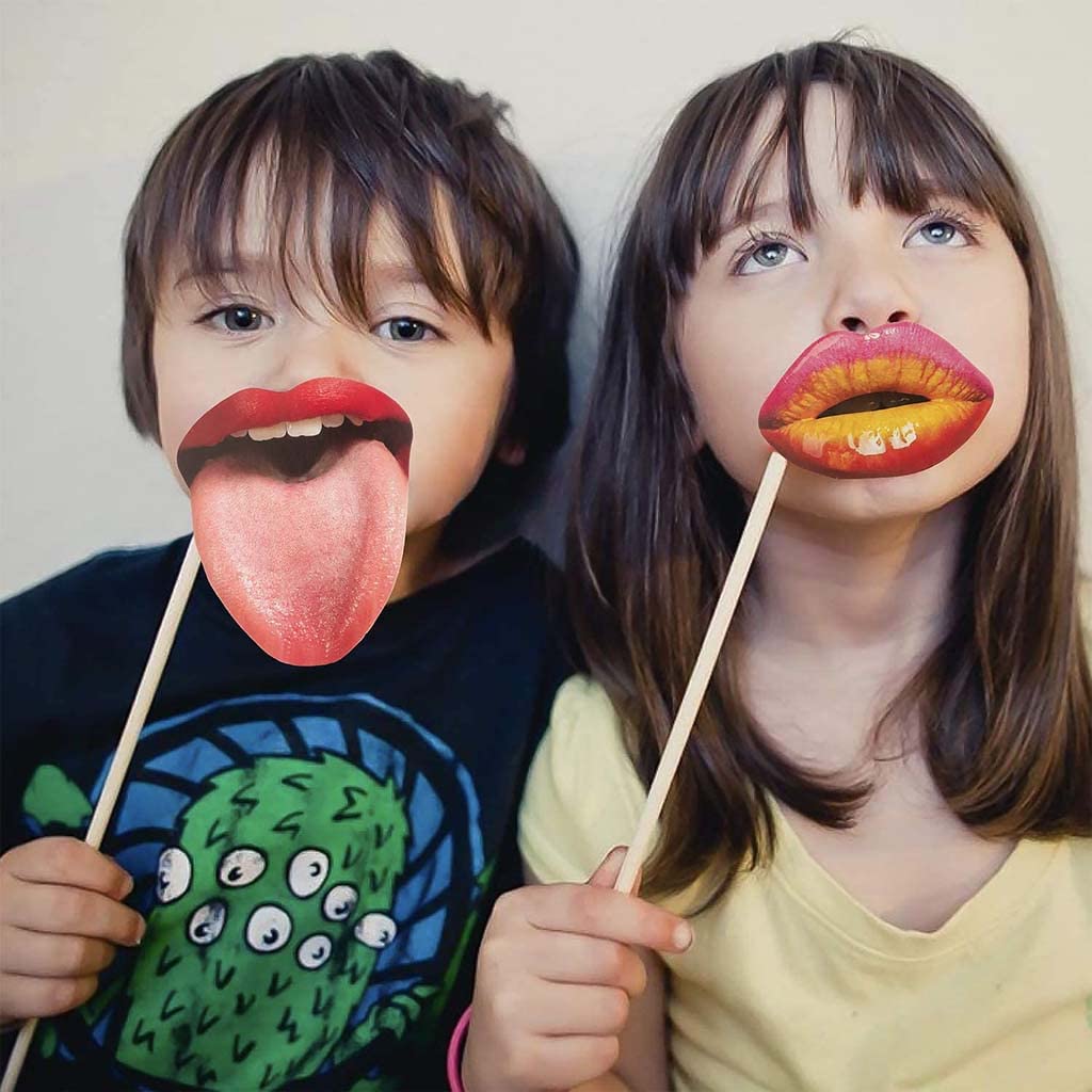 Lot De 40 Accessoires Photo Pour Fête - Pour Carnaval, Mariage, Anniversaire, Fête De Noël