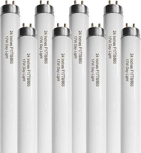 Miniatura 17 de Paquete de 6 bombillas T8F10W BL de repuesto de 10 W, tubo fluorescente de 10 vatios para dispositivo de 20 W, luz negra de 365 nm de 13 pulgadas