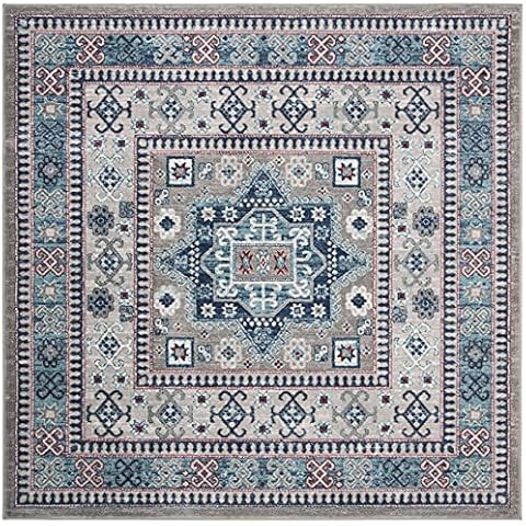 SAFAVIEH Kazak Tribal Inspired Rug, Grey & Blue Cover