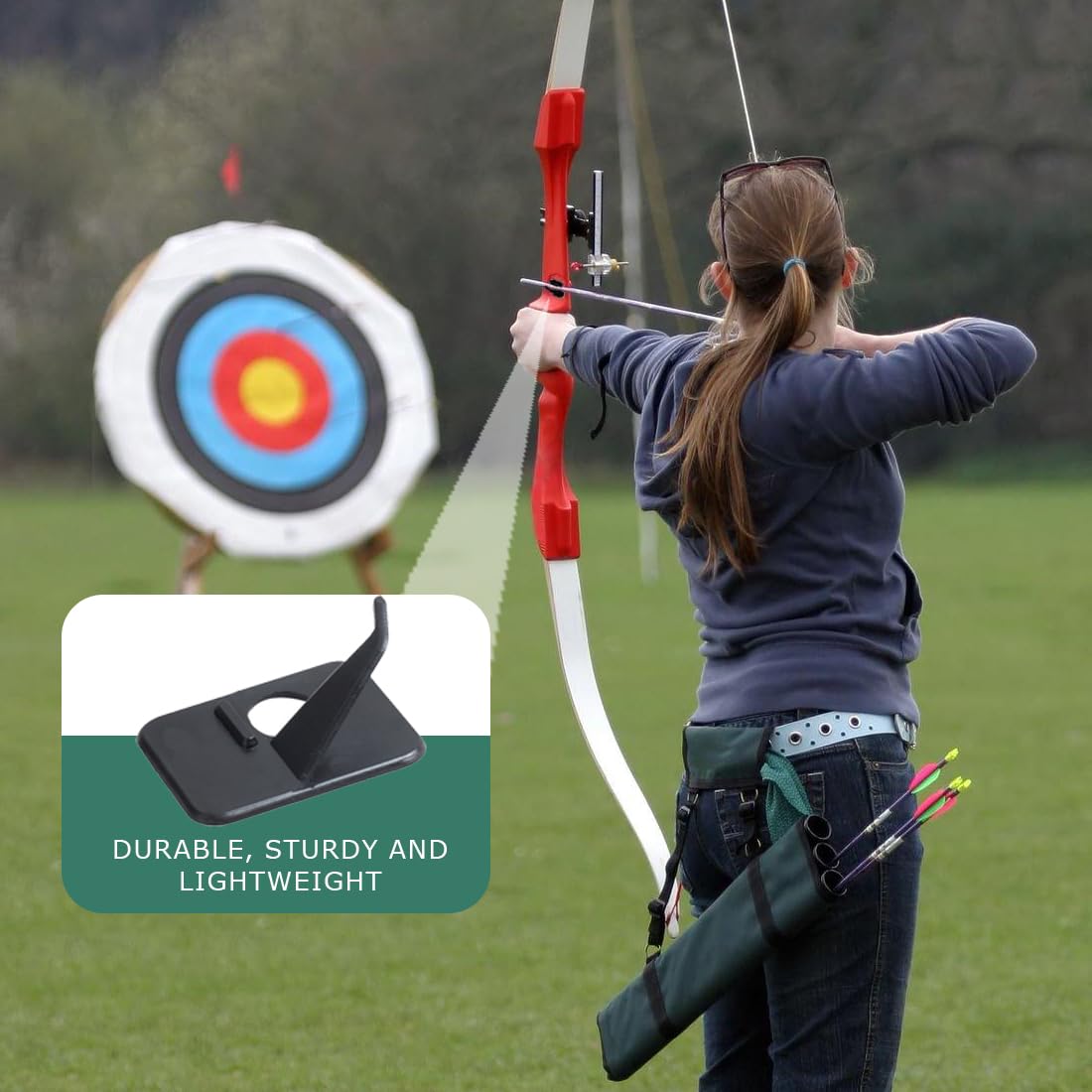 Supporto Frecce Per Arco Ricurvo 4 Pezzi | Plastica Resistente | Per Arco Destro E Compound - Foto 9