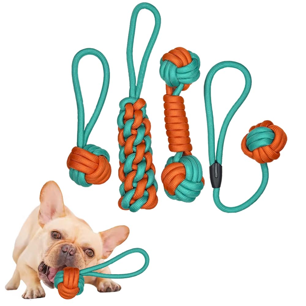 GUSGU Kit de Juguetes para Perros - Mordedor Perro - Juguete Perro - Perros Accesorios - Juguetes Perros - Juguetes Perros Grandes - Juguetes Perros Pequeños - Juguetes Perro