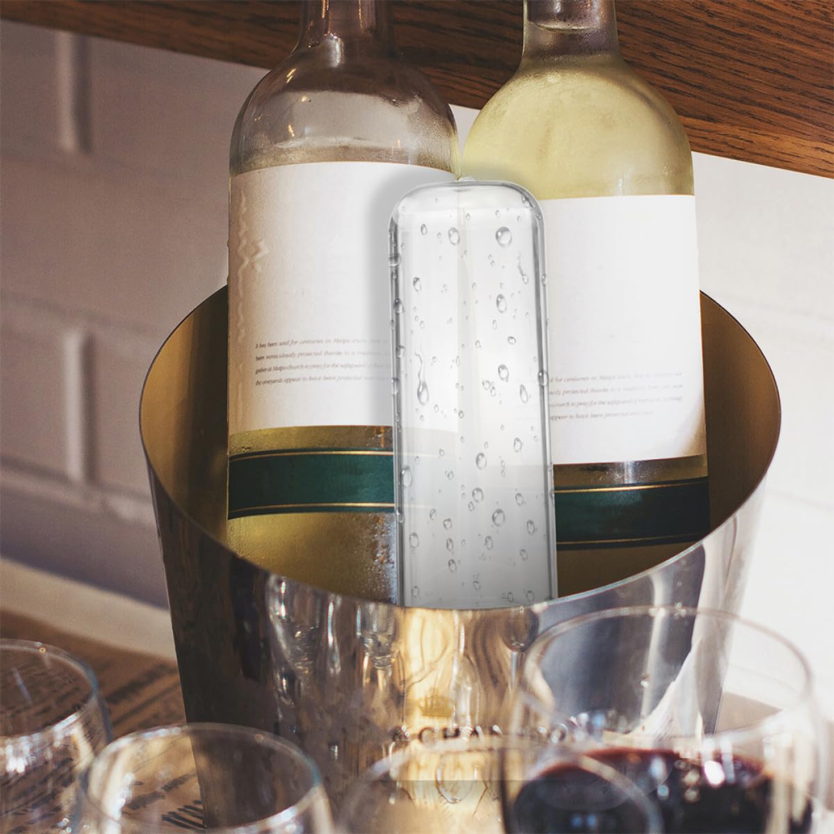 OSALADI Cubiteras para Hielo de Plástico Reutilizables 2 Piezas para Torre de Cerveza Función de Refrigeración Resistente para Eventos y Reuniones en Casa