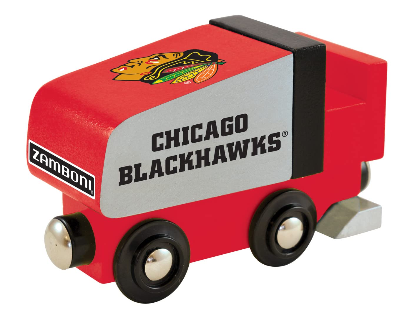 MasterPieces CBL2100: Chicago Blackhawks Wood Train Engine