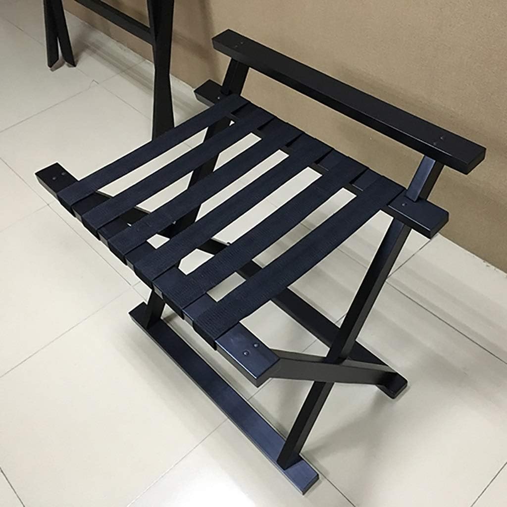 荷物はホテル荷物ラック、ホテルルーム折り畳み式のソリッドウッドスーツケースホルダーラック、荷物棚スーツケースバックパックラック