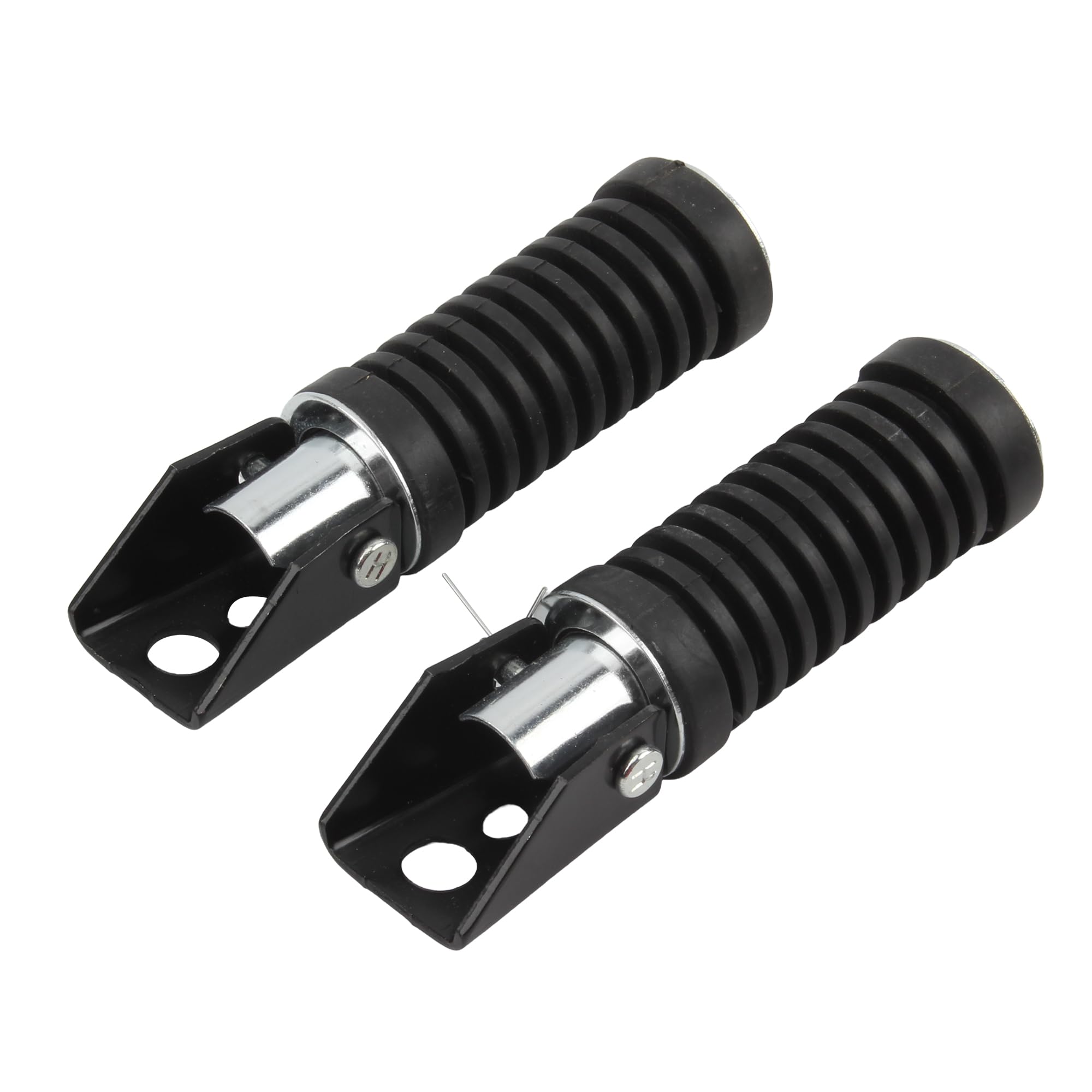 Abrazadera de montaje de estriberas para motocicle 1 par de estriberas traseras universales for motocross juego de soporte de reposapiés ajustable de ángulo(GS)