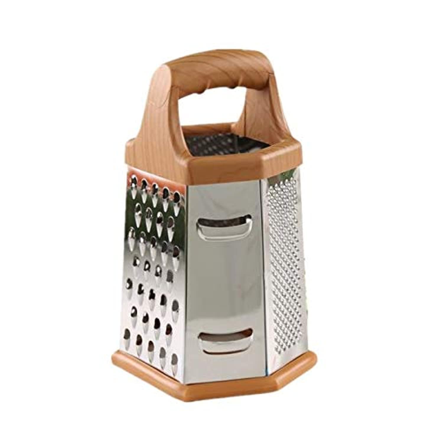 AM ANNA 6-Sided Multifunctional Fruit & Vegetable Peeler/Chopper (Silver)