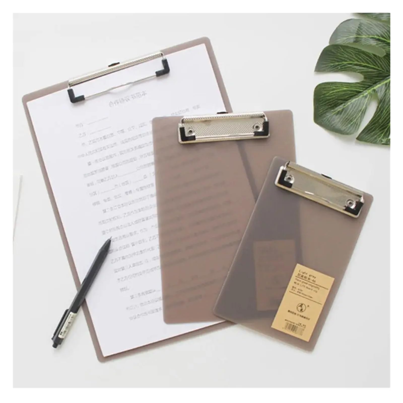 4 cartelline portadocumenti, blocco note con clip, organizer per documenti scolastici, cancelleria per ufficio (A6)