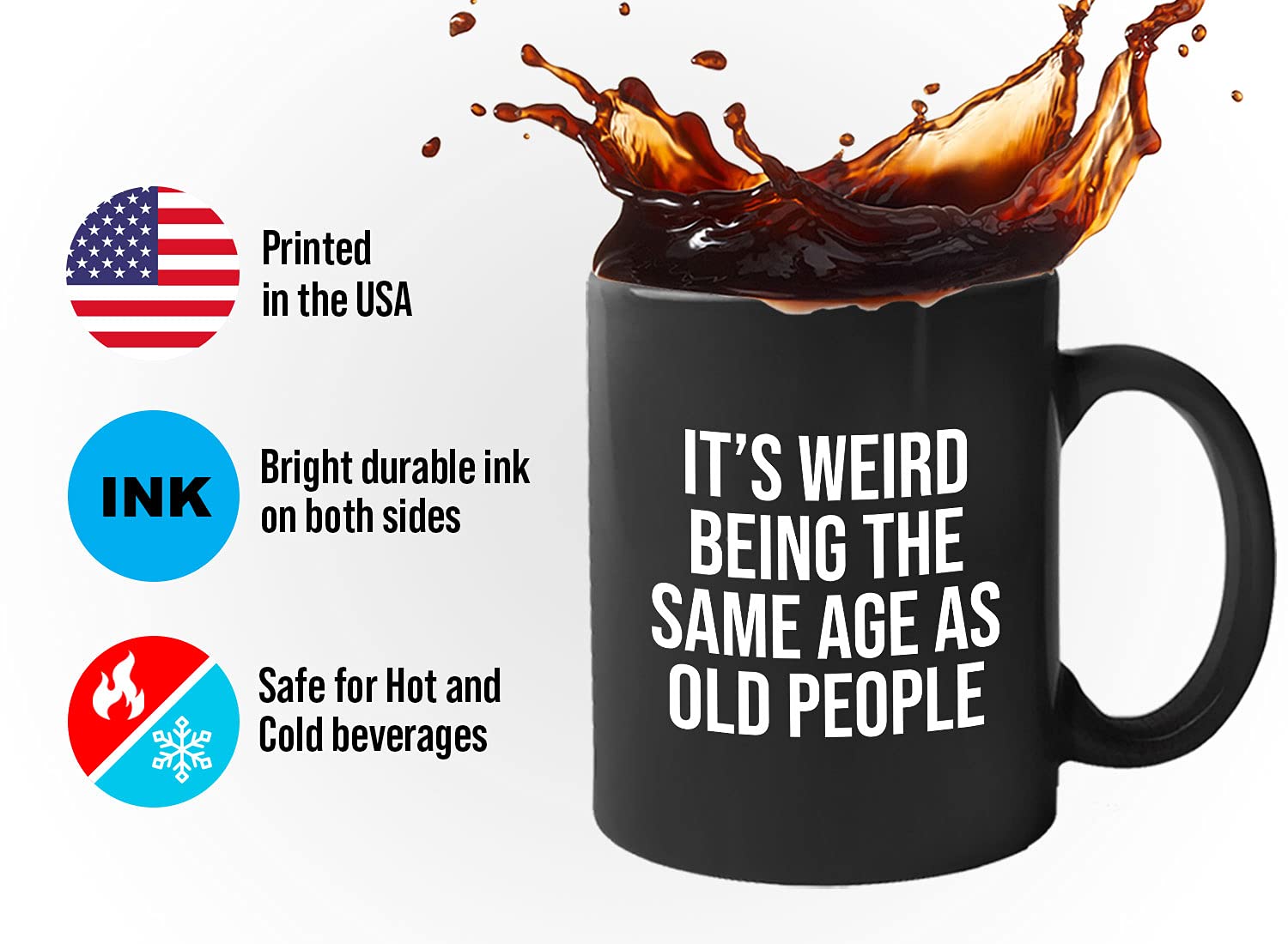 It's Weird Being The Same Age As Old People SVG, Sarcastic Svg, Grandpa