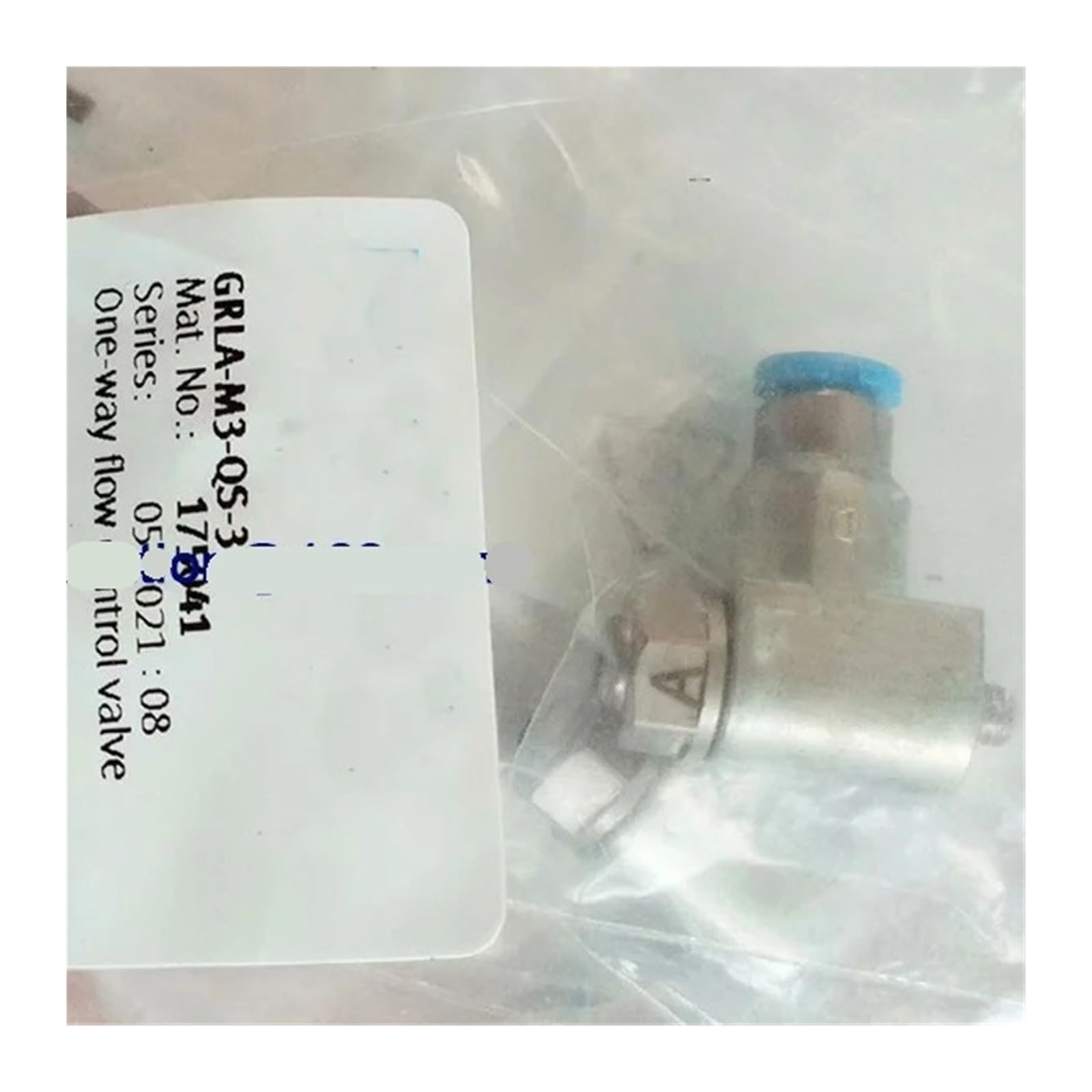 TPKMVGAP 1pcs GRLA-M3-QS-3 175041 Exhaust One-Way Valve Throttle Valve