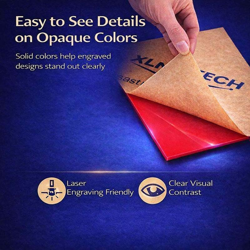 XLNTTECH 10 fogli di plastica acrilica colorata 30 x 30 cm (spessore 0,299,7 cm) (non trasparente), per segni, progetti fai da te