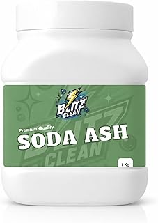 Soda Ash Powder 1Kg | Multi-Purpose Washing Soda for Laundry, Tie Dye, Detergent Making & Household Cleaning