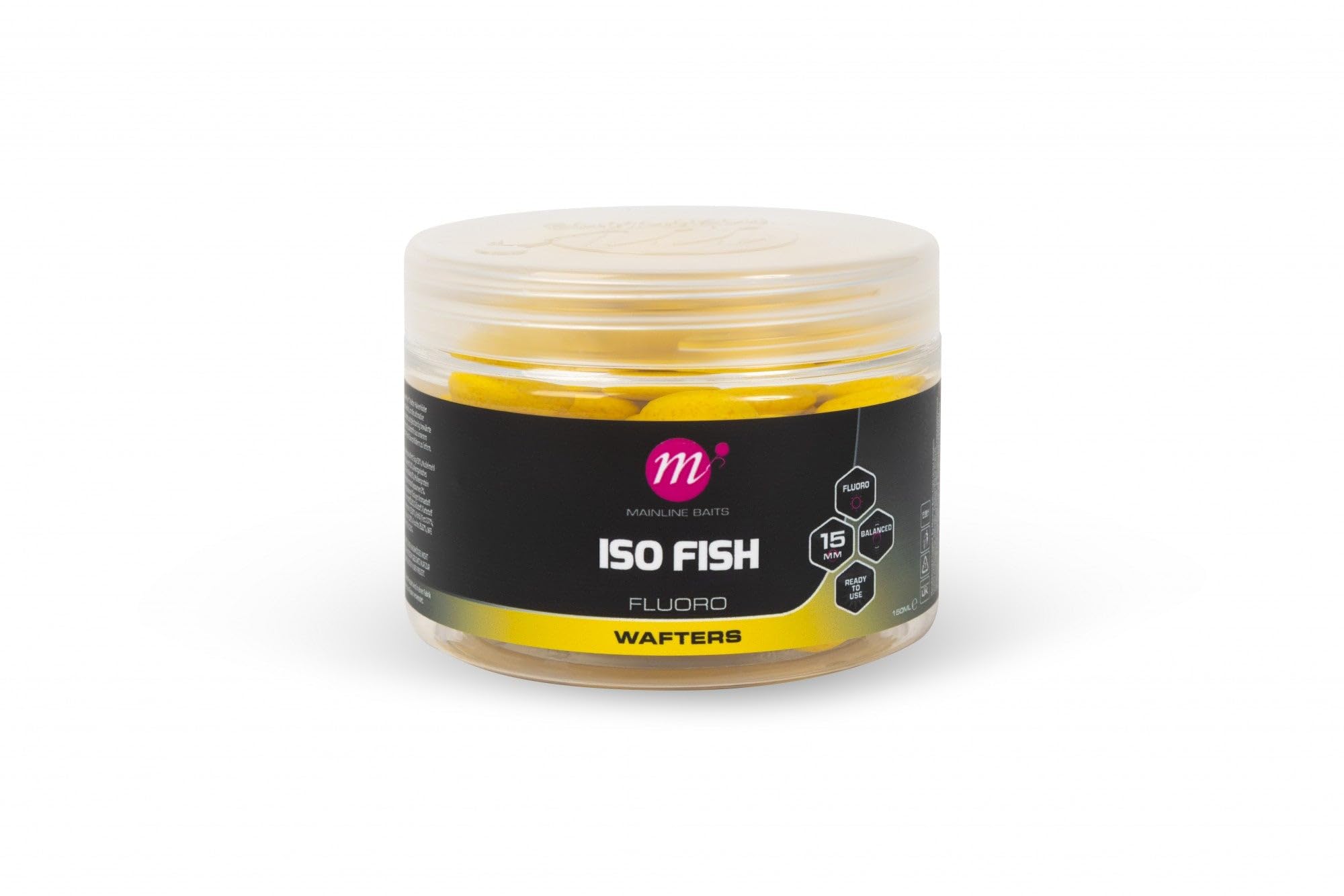 Mainline Baits ISO Fish Fluoro 15mm Wafters (White)
