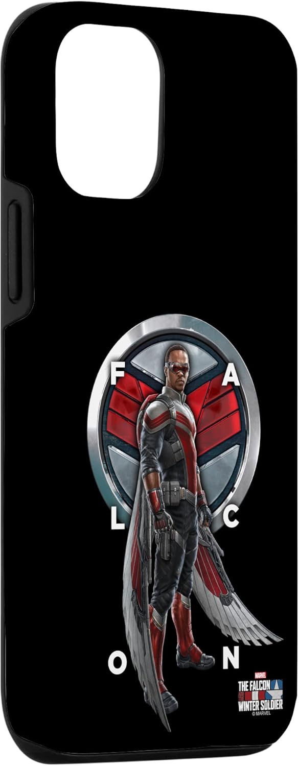 iPhone 14 Pro Marvel Falcon & Winter Soldier Falcon Grid Text Case