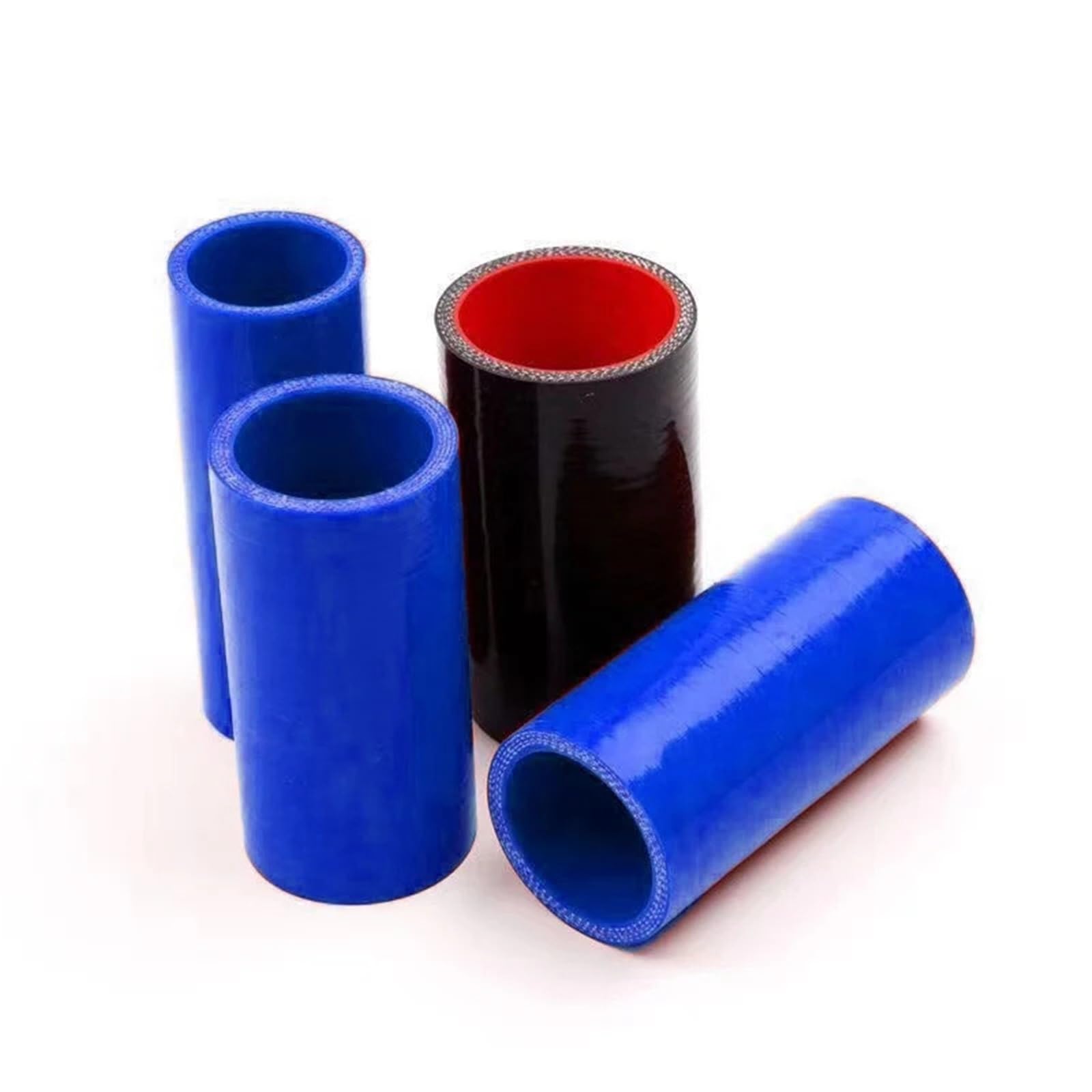 Wąż silikonowy ID16-60mm prosty łącznik rura intercoolera rura dolotowa turbosprężarki łącznik mechaniczny(Blue,400MM_ID60MM)