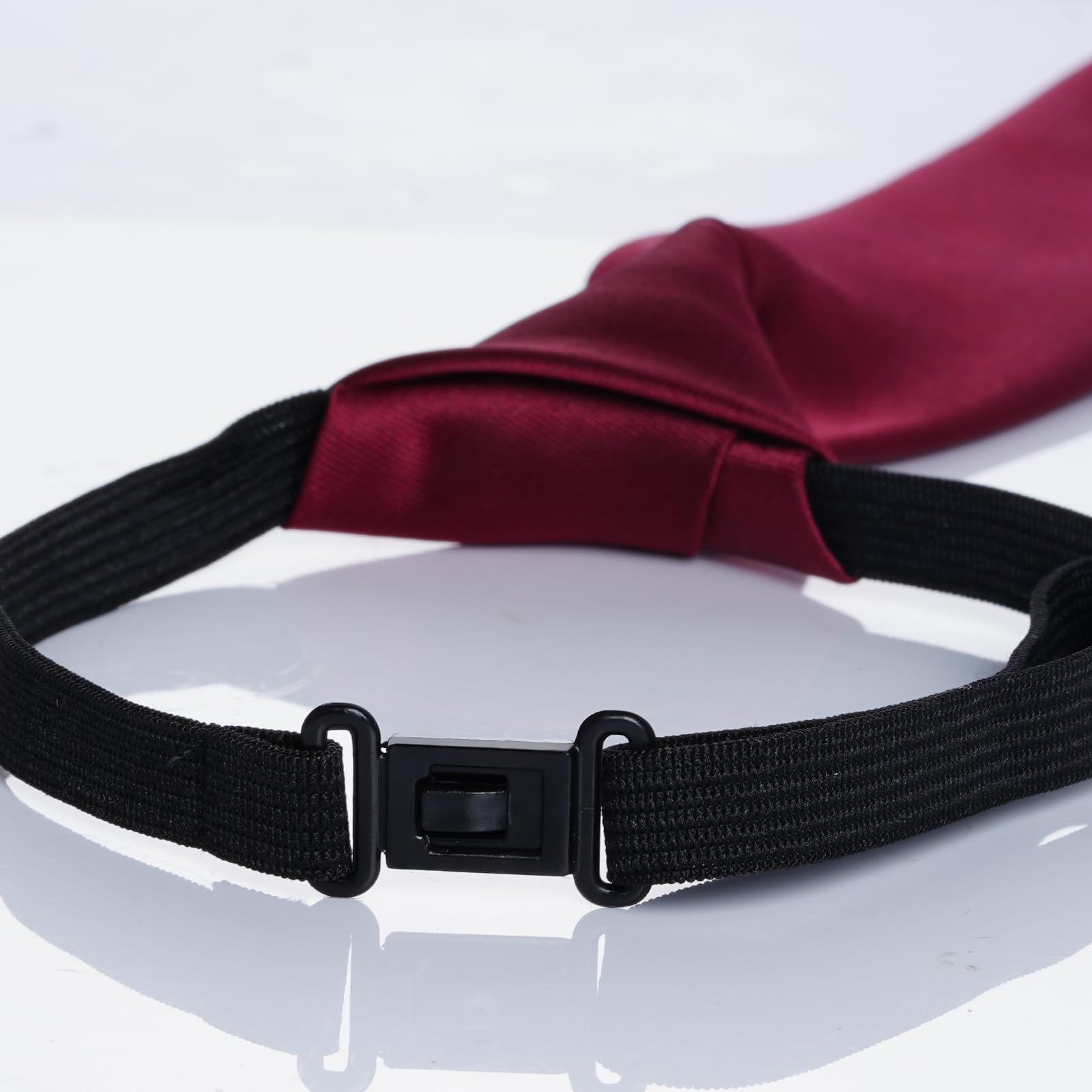 Sucrain 3 corbatas preatadas ajustables para el cuello para bodas, graduaciones, uniformes escolares