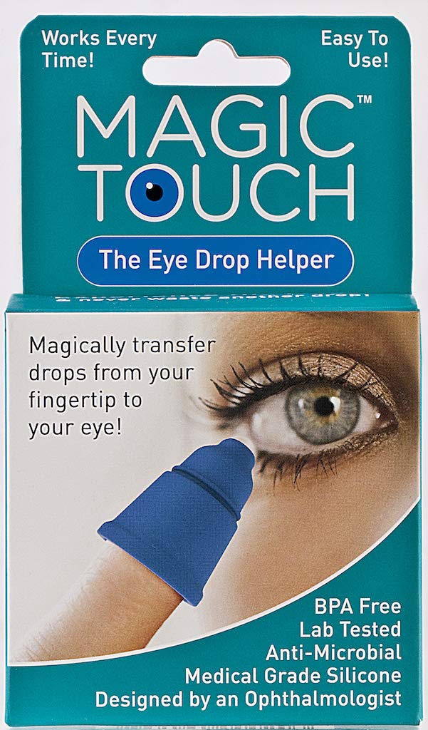 Eye Drop Applicator by Magic Touch Easy To Use Eye Dropper Guide, with
