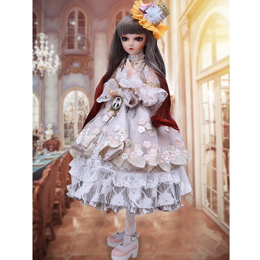 Amazon.co.jp: Meeler BJDドール フルセット 1/3 球体関節人形 女の子