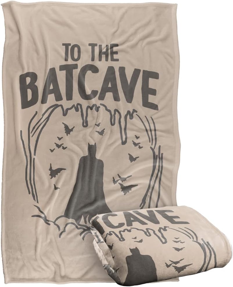 Batman Blanket, 36"x58" The Og Man Cave Silky Touch Super Soft Throw Blanket