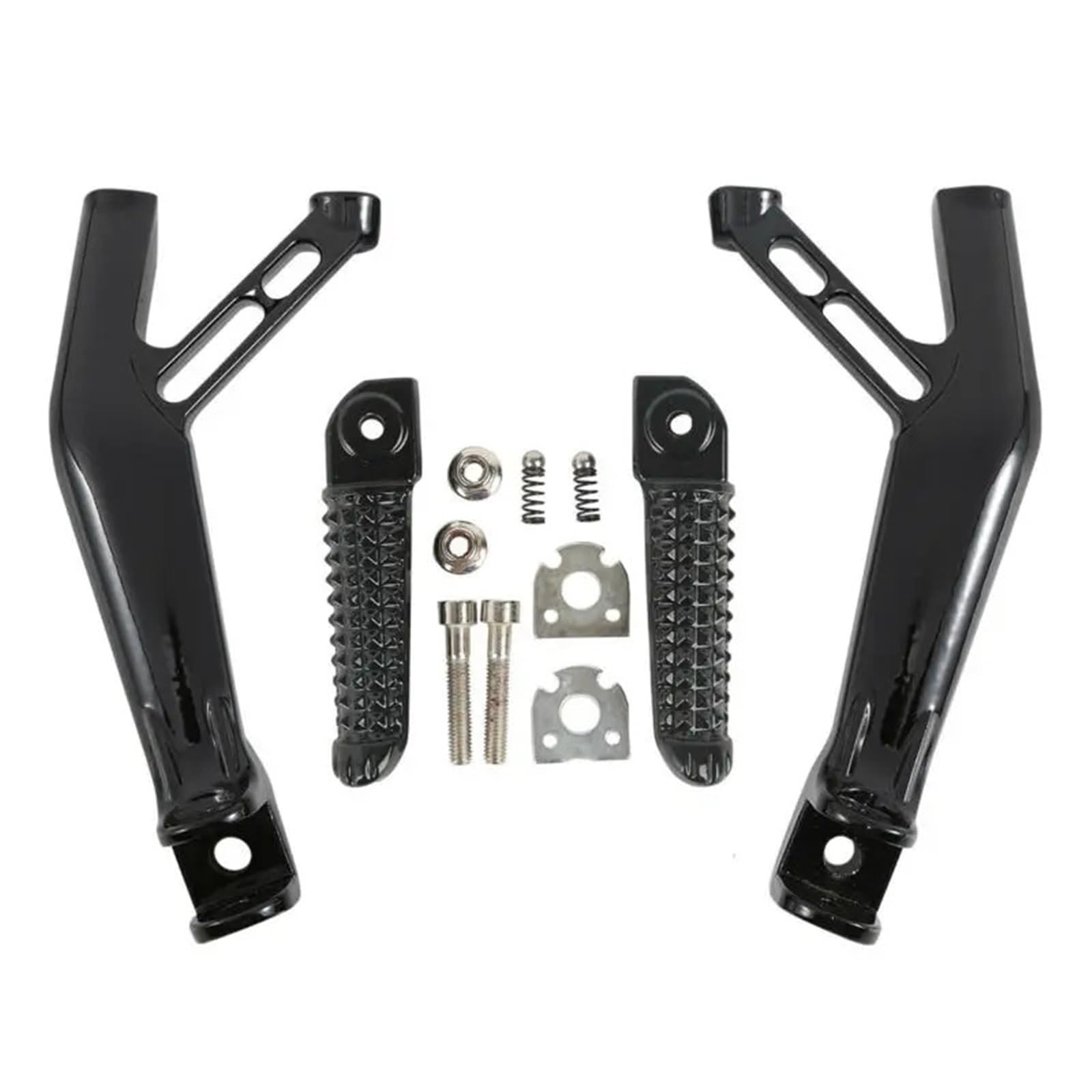 Soziusfußrasten for Yamaha YZF R1 R1S R1M 2015-2024 R6 2017-2025 YZF-R7 2022-2024(Gloss Black)