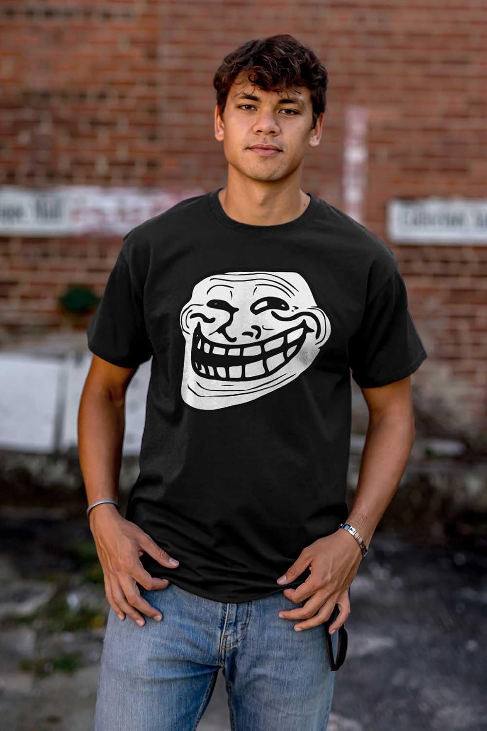 Troll Face Original Meme Smile Mad Graphic T Shirt Men or Women