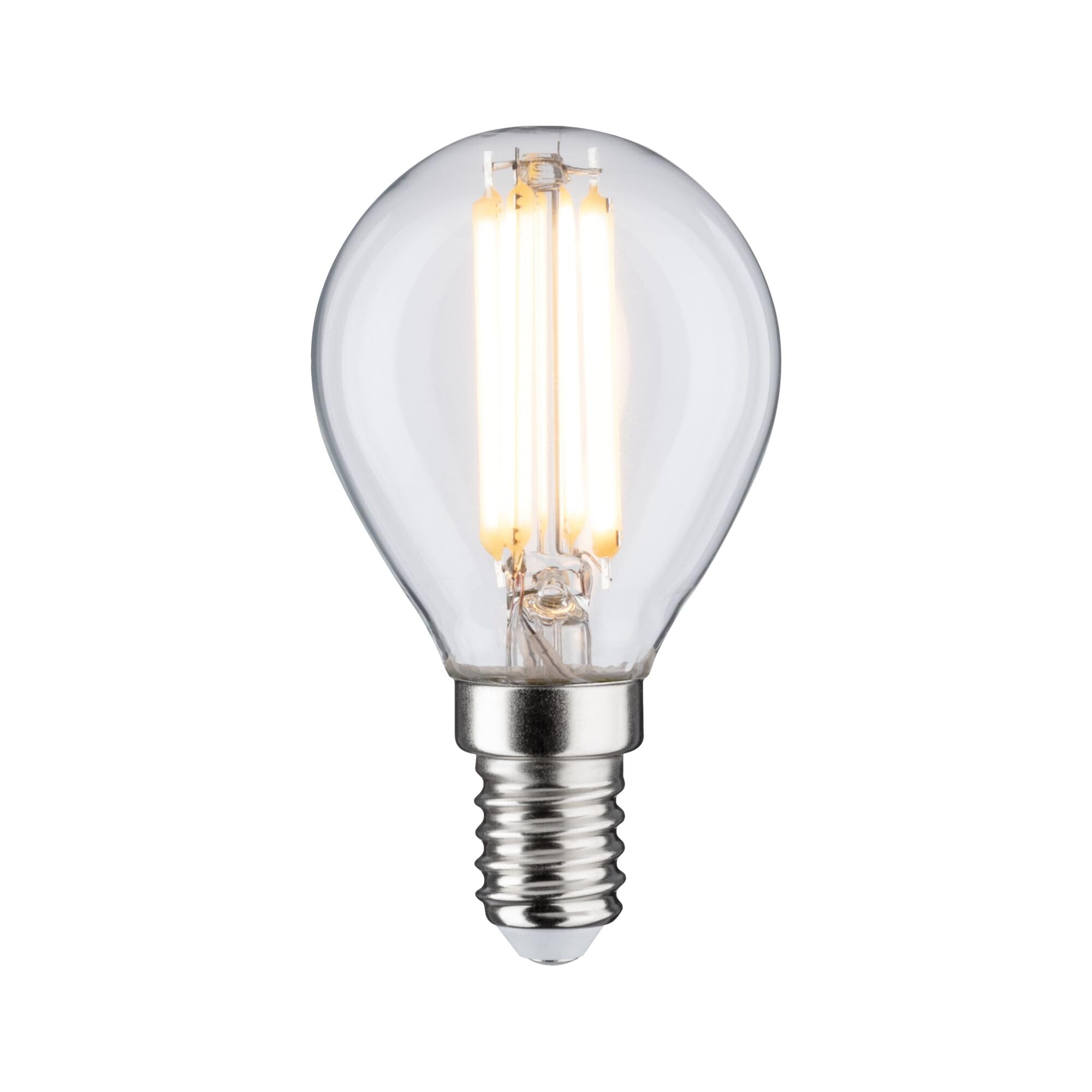 Paulmann 29073 Filament 230V LED Drop E14 230V 5.9W 806lm dimmable 45mm Clear Glass 2700K – Warm White