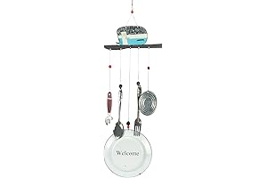 Sunset Vista Designs Welcome Sign Wind Chimes for Camper