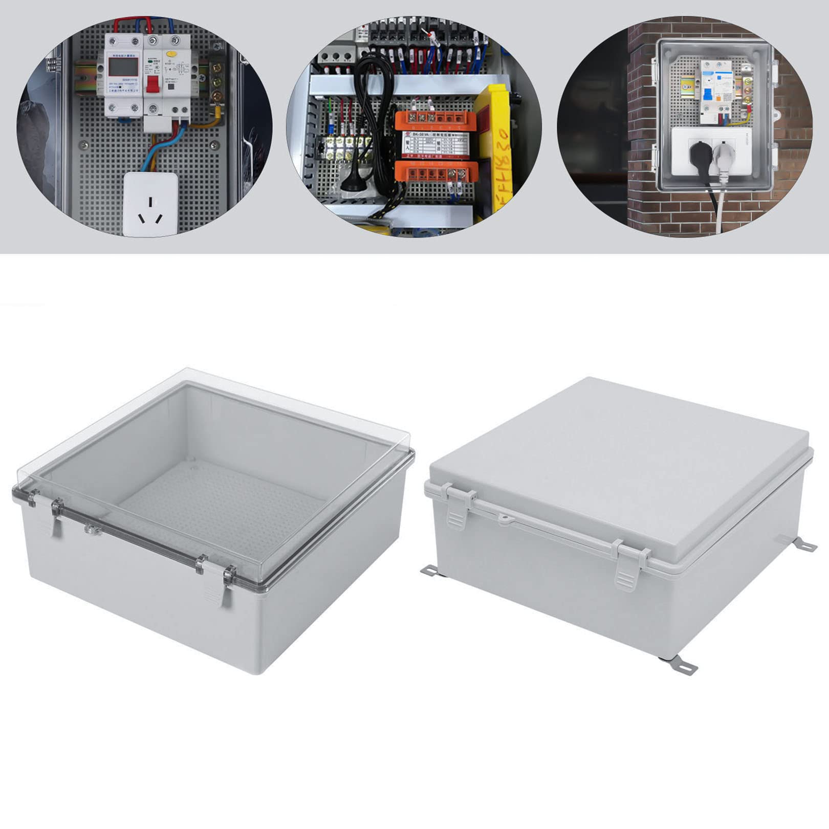 Electrical Outlet Lock Box Home Depot LIFKOME Surface Mount Electrical Box  - Single Gang Outdoor Weatherproof Junction Box Single Gang Electrical  Enclosure, image size:1620x1620