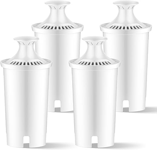 Repuesto para jarra y dispensadores de filtro de agua Brita, filtro de agua certificado NSF para Classic 35557, OB03, Mavea 107007, dura dos meses o