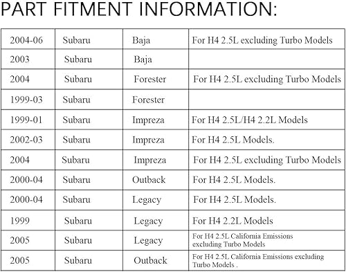 Miniatura 2 de DRIVESTAR Paquete de bobinas de encendido compatible con Subaru Outback Legacy 2000-2005, Impreza Forester 1999-2004, Baja 2.2L 2.5L 2004-2006