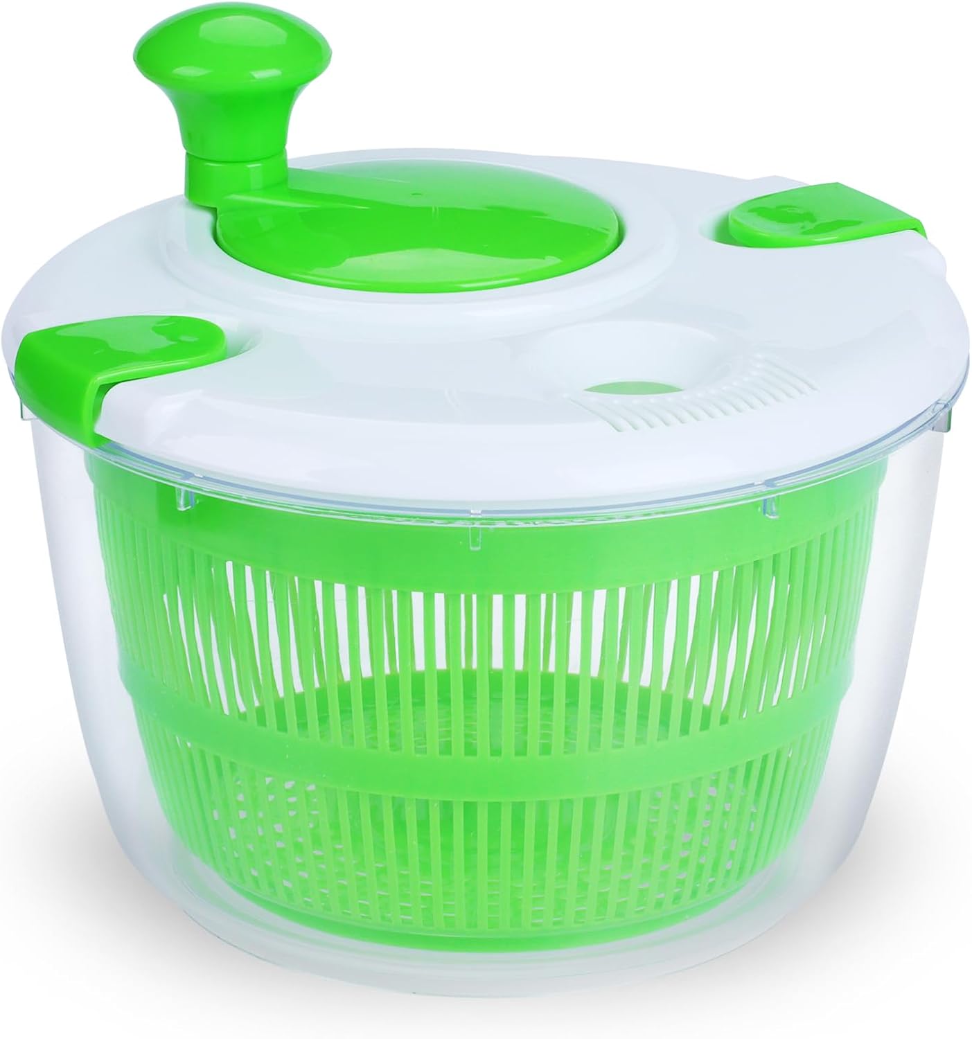 Salad Spinner Large 5L Capacity,Manual Lettuce Spinner with