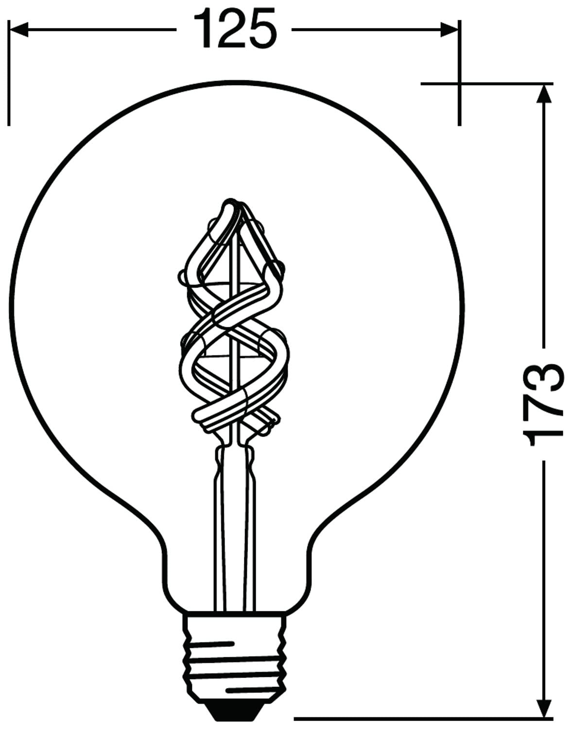 LEDVANCE Inteligentna żarówka LED z technologią Wifi, E27, RGB, kształt kuli, kolorowy żarnik jako nastrojowe światło, zamiennik żarówek 60 W, sterowana za pomocą Alexa, Google i aplikacji, 4 pak