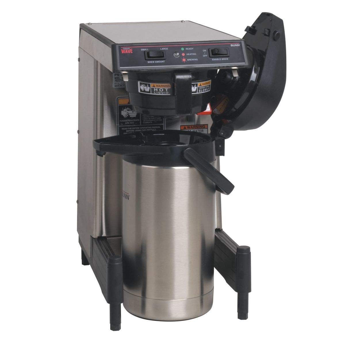 BUNN WAVE15-S-APS, Silver Thermal Server Coffee Brewer, Silver