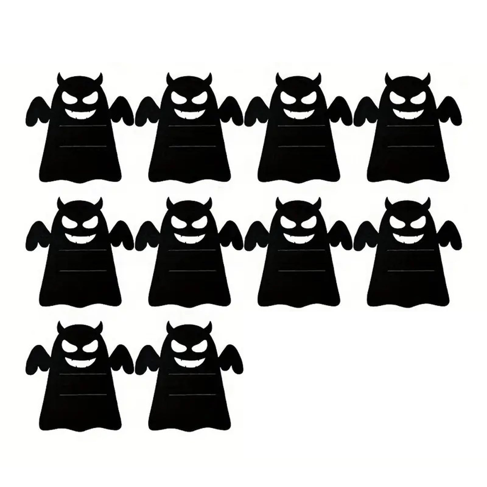Jazuaiao Halloween Felt Utensil Holders Candy Bag Cutlery Sleeves for Party Tableware Accessories Felt Candy Bag Clip