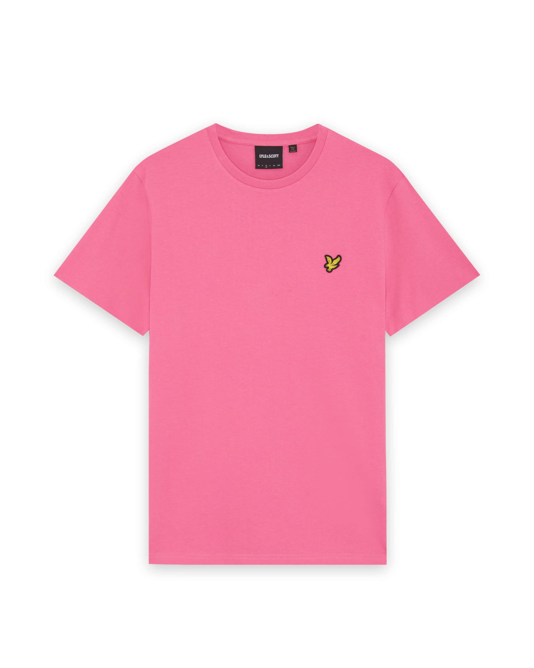 Lyle & Scott Essentials Plain T-Shirt, Pink, Size M, Men