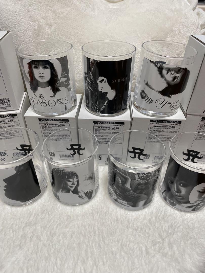 Amazon.co.jp: 浜崎あゆみ 記念グラス 7個セット シングルジャケ写 