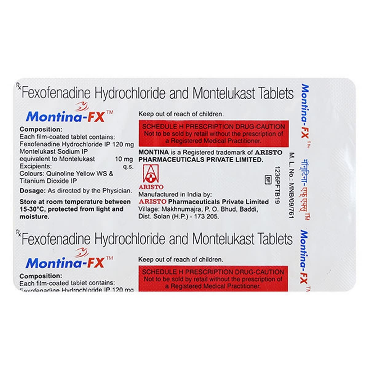 MONTINA-FX - Strip of 10 Tablets