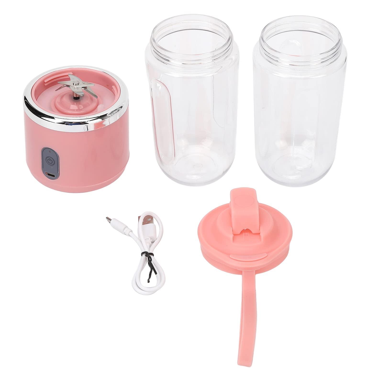 Travel-Friendly Mini Blender Portable Personal Juicer Cup with 6 Blades for Outdoor Gym Office