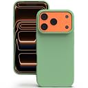 YATWIN Silicone Case for iPhone 17 Pro Max, Soft-Touch, Shockproof, DustProof, Antiskid Phone Cover for Apple iPhone 17 Pro Max - Mint Green gallery image
