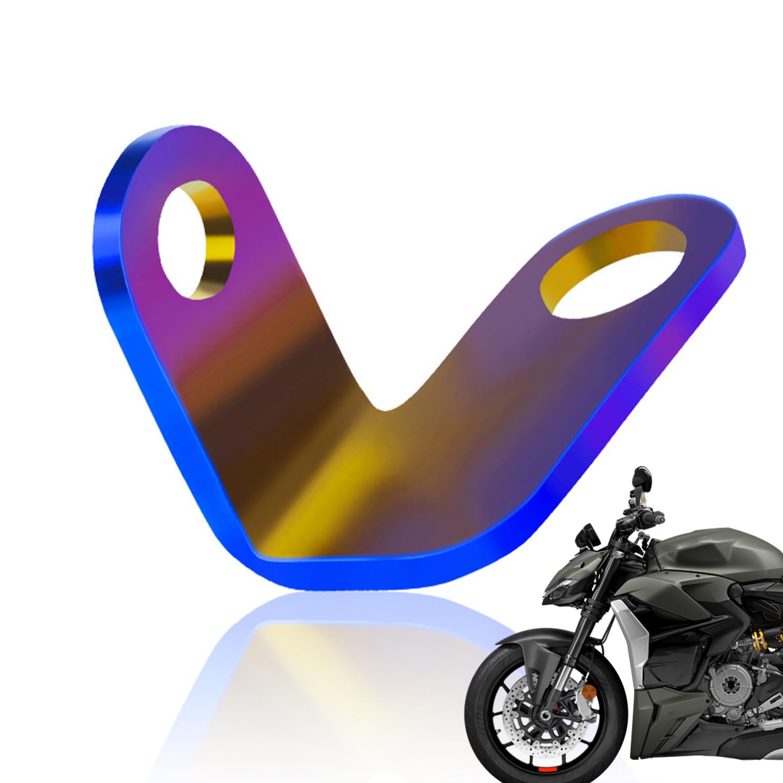 Supporto per coppa 'olio per moto, staffa per coppa 'olio per moto, Supporto per contenitore 'olio a forma di L, Staffa per vaso 'olio in lega di alluminio, supporto per contenitore 'olio per carichi