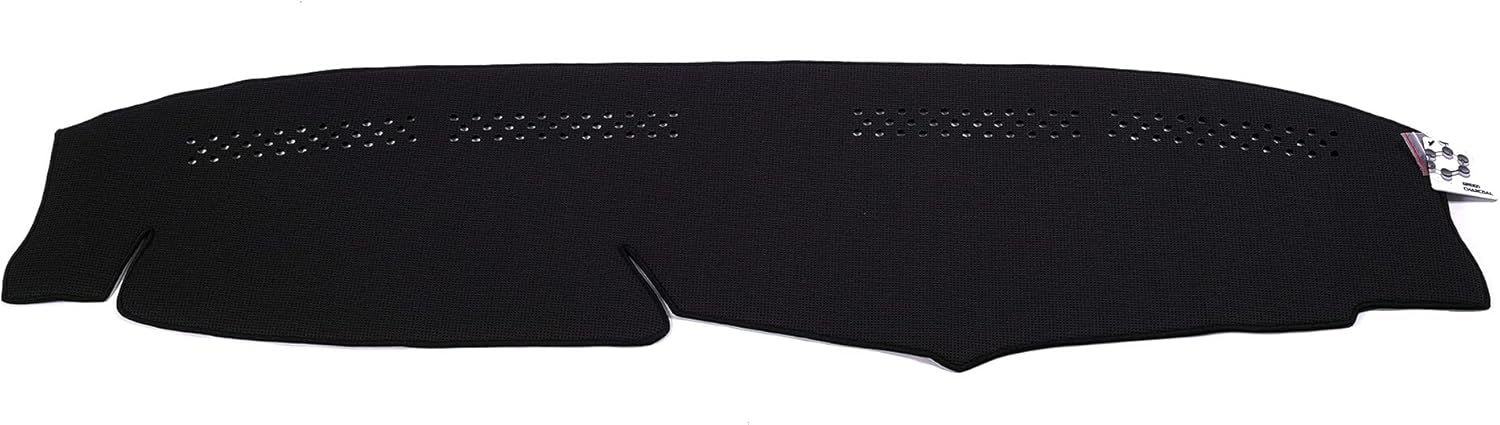WellVisors Black Dash Mat Dashboard Cover Compatible with BMW 3 Series E30 1984-1991