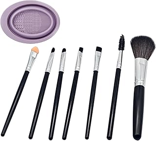 Juego de brochas de maquillaje de 7 piezas, c...